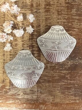 Sterling Silver Wedding Basket Earrings Ben J Chavez Incomplete